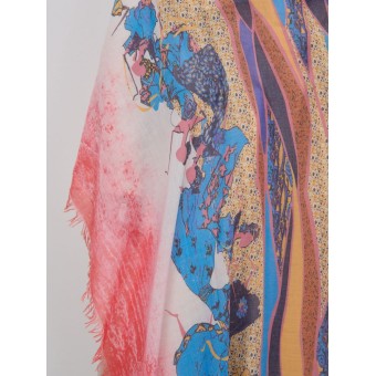 палантин Tantino DR5-142 красн/син