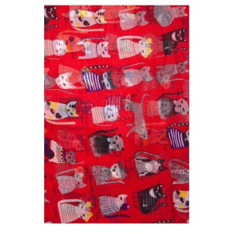 палантин Fashionset 313381/66457 красн