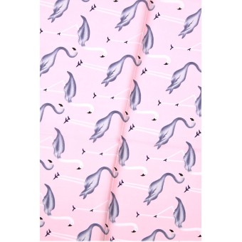 платок Fashionset 313938/68021 джинс/св.розов