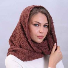 Fomas шарф-снуд ST367 коричневый/розовый (151025)
