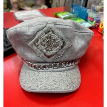 ж картуз Sherona 041 замша св.сер