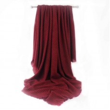 платок текстиль Rossini SH2004 2-1 клетка бордо (181365)