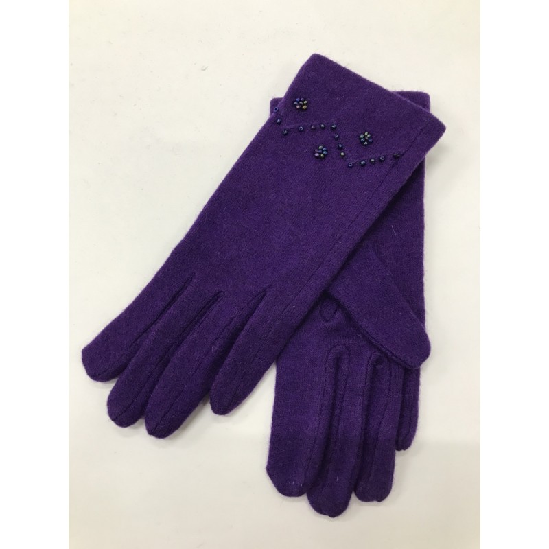 ж перчатки 10F-035 фиолет (197847) в 