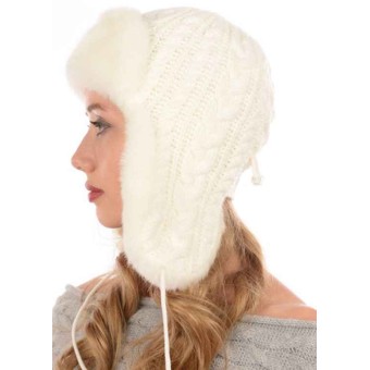 ж ушанка Сиринга З285/2 бел 56-58