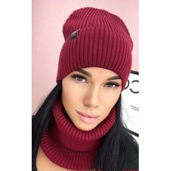 комплект StrelecLux Алина с баффиком бордо