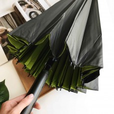 зонт-трость 10569-5 черн/зелен (186786)