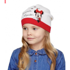 д шапка Тотти Микки Disney 60144 белый+красный (174468)